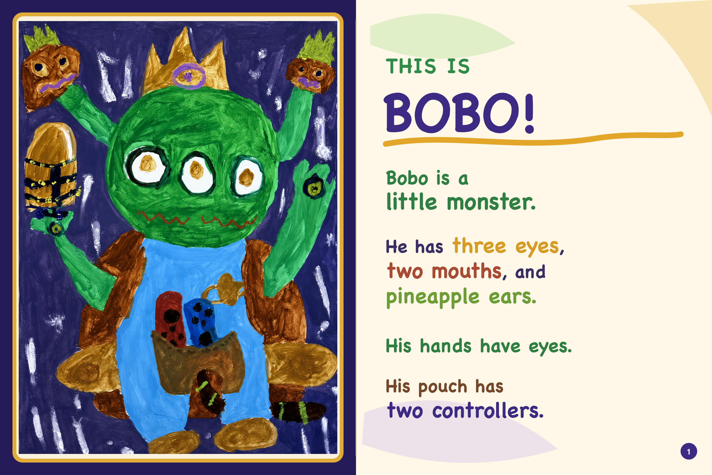 A page from the original picture book
